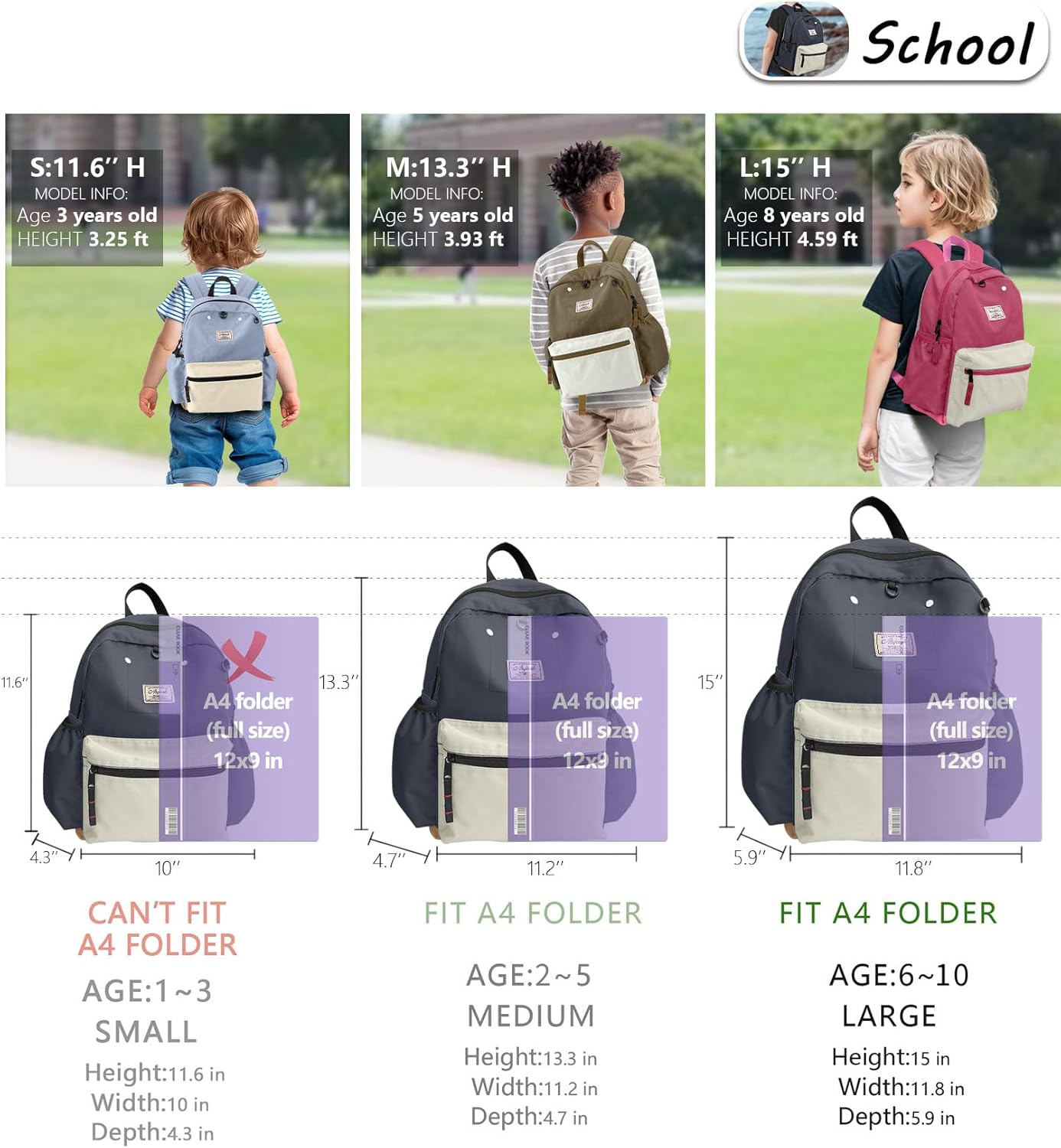 Kids Backpack for Boys: Boys Backpack 6-10 - Kindergarten Elementary School Bookbag for Boy