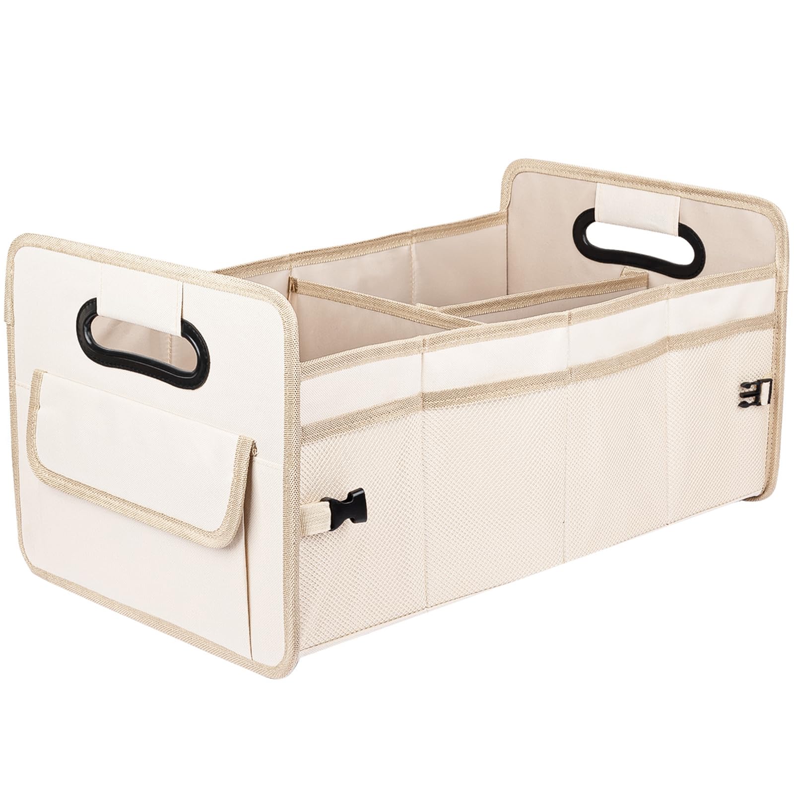 JiatuA Car Trunk Organizer, Car Organizers and Storage Collapsible Multi Compartment Container Box