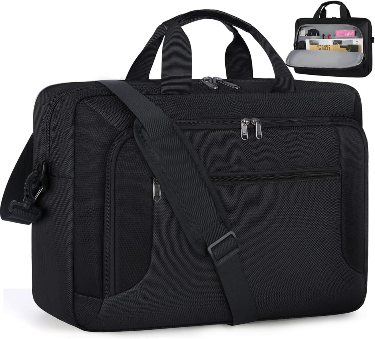 Laptop Bag 17.3 Inch Laptop Briefcase Large Waterproof Laptop Case for Men Women Business Office