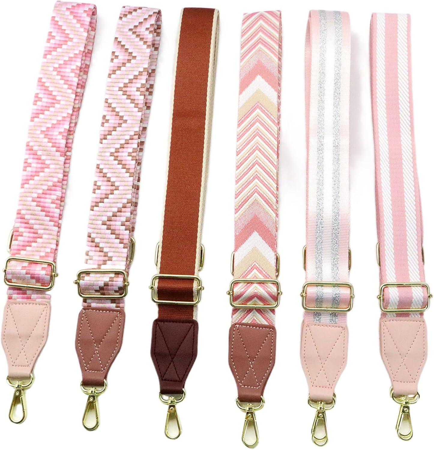 Adjustable Pink Purse Strap - 1.5" Wide Handbags, Camera, Guitar, Phone & Crossbody Bag Replacement