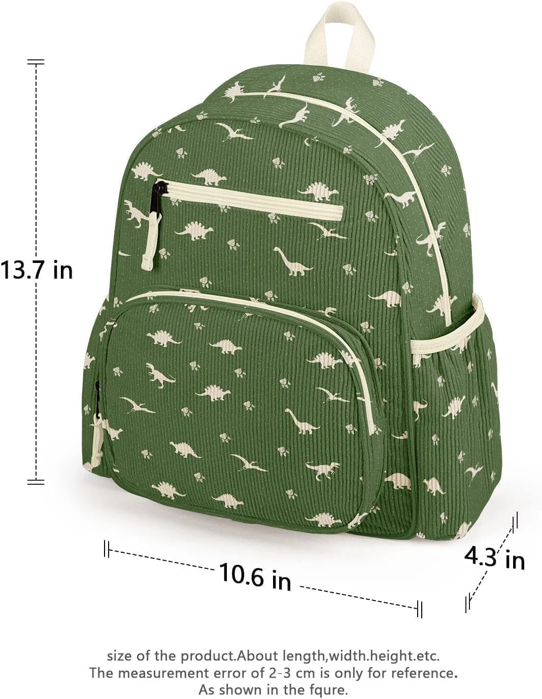 Corduroy Toddler Backpack for Boys 2-5, Cute Kids Backpacks Boys - Preschool Kindergarten Backpack
