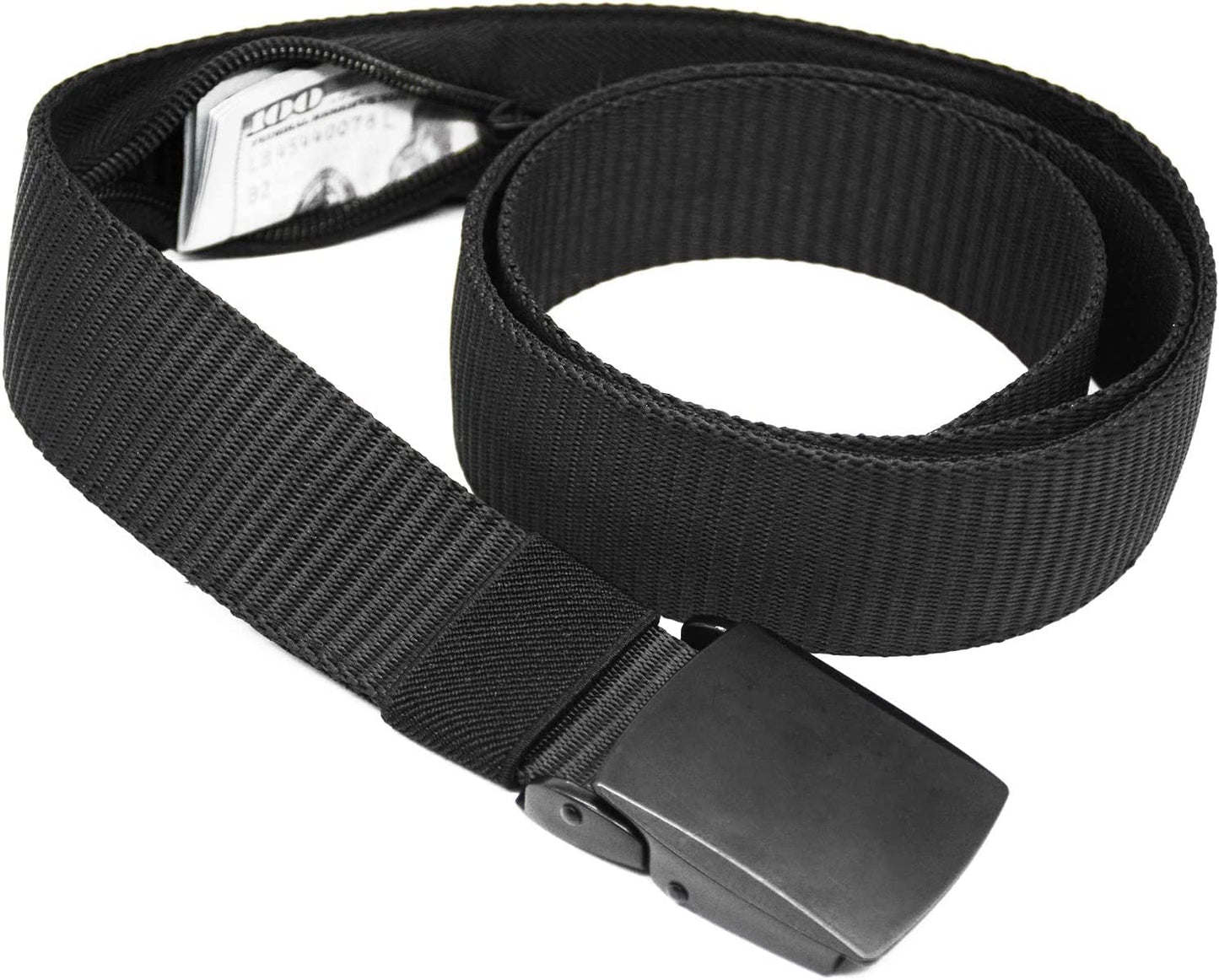 Money Belts for Travel for Men, Nylon Military Tactical Mens with Zinc Alloy Buckle, Security Money