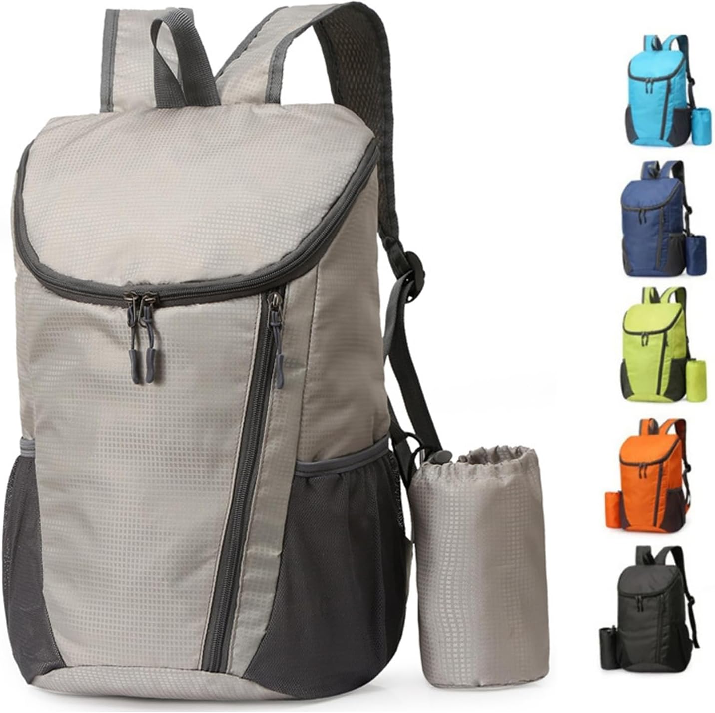 Portable Foldable Backpack Folding Mountaineering Bag, Ultralight Outdoor Cycling Rucksack, Travel