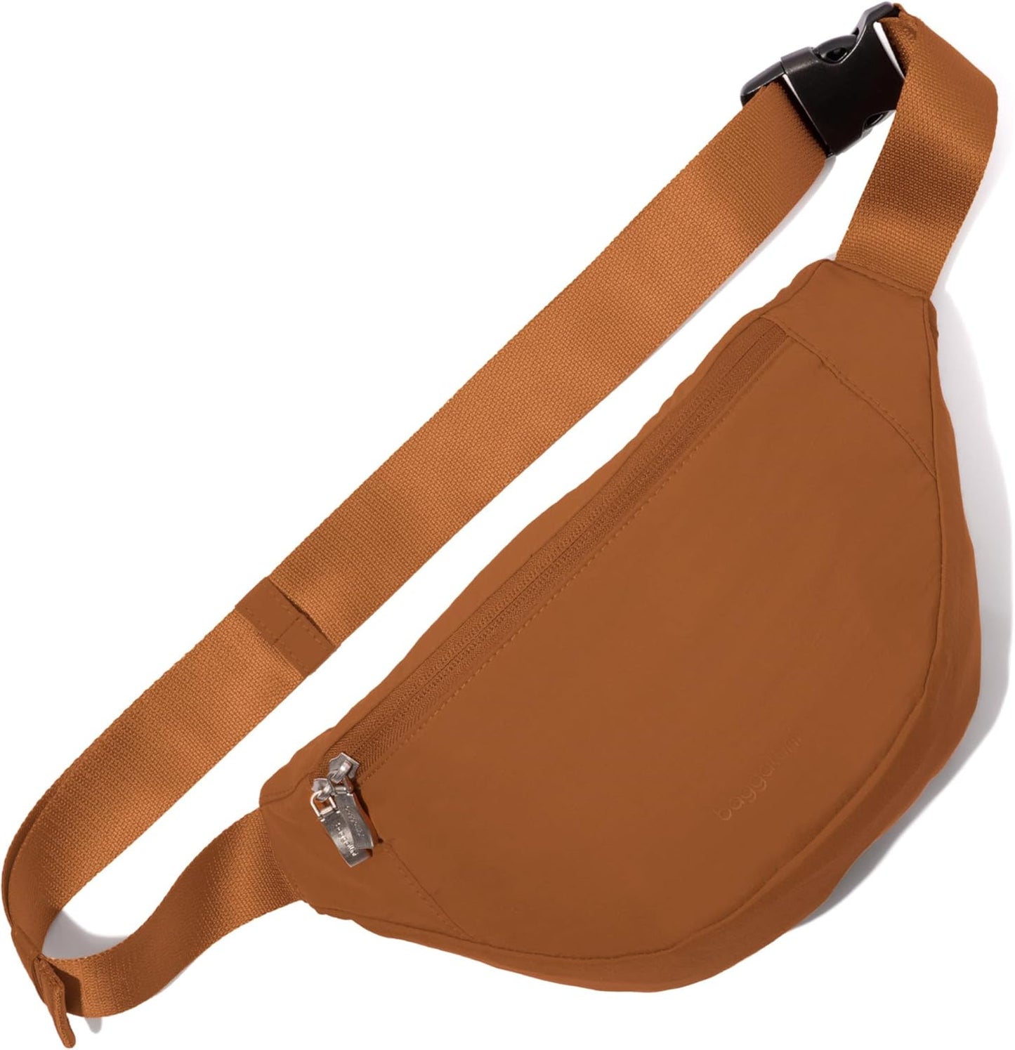 Baggallini Style Swift Belt Bag Sling Bag - Lightweight 12"x7" Crossbody Bag Fanny Pack Belt w/RFID and Adjustable Strap