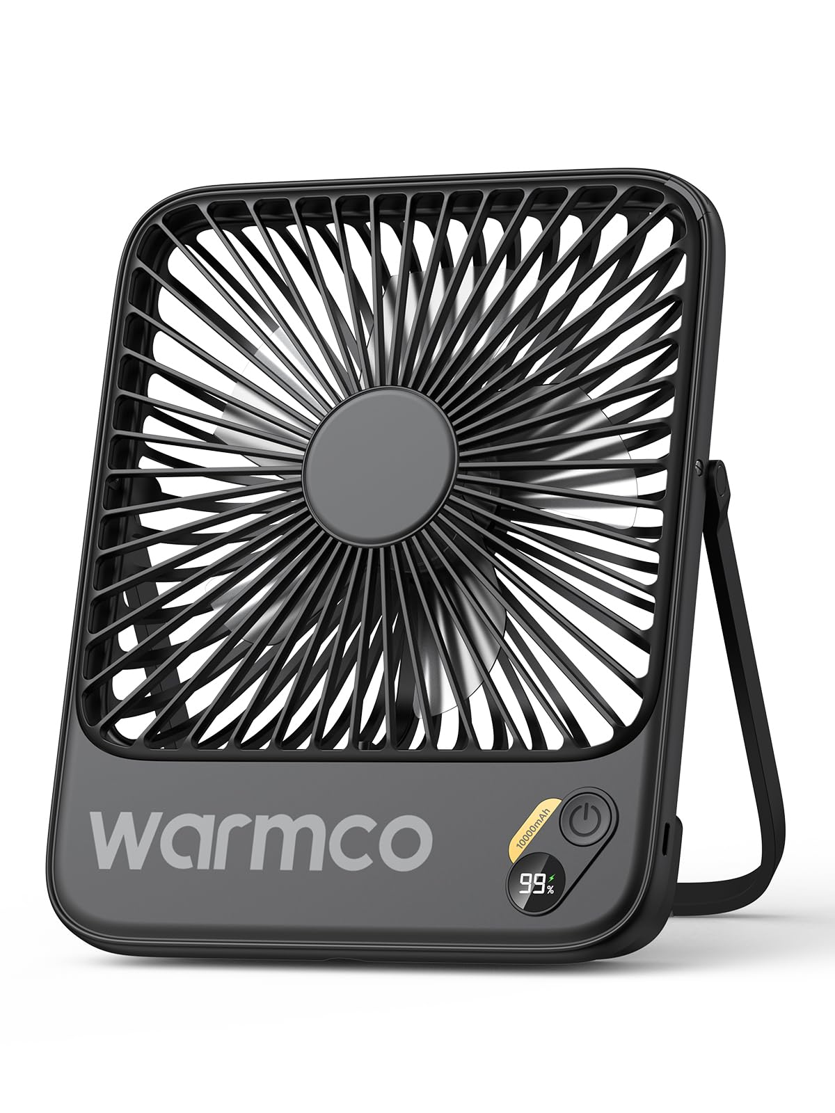 Warmco D3 10000mAh Portable Travel Fan 7-inch, Up to 24H Runtime
