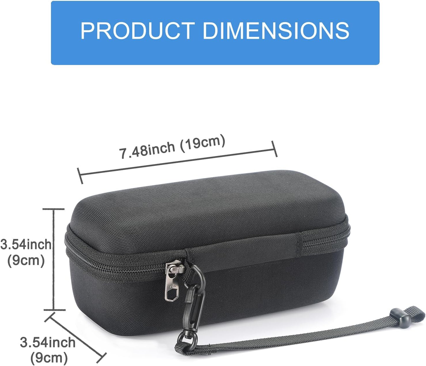 RAIACE Hard Travel Storage Case Compatible with Anker Power Bank 27650mAh 250W. (case only) - Black