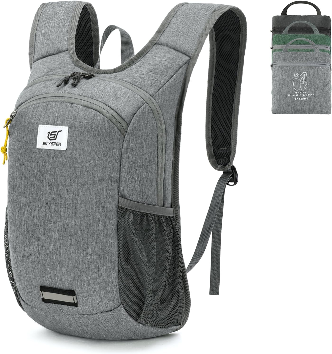 SKYSPER 10L Hiking Backpack Lightweight Packable Back Pack Small Travel Daypack for Women Men Foldable Outdoor Rucksack