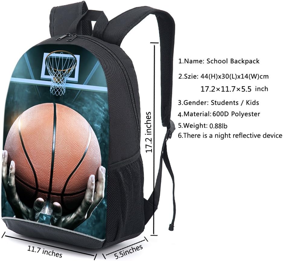 CAIWEI American Football Backpack School Bag