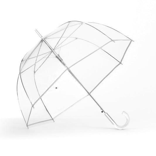 SHEDRAIN Auto Open Bubble Stick Umbrella Clear, 1 EA