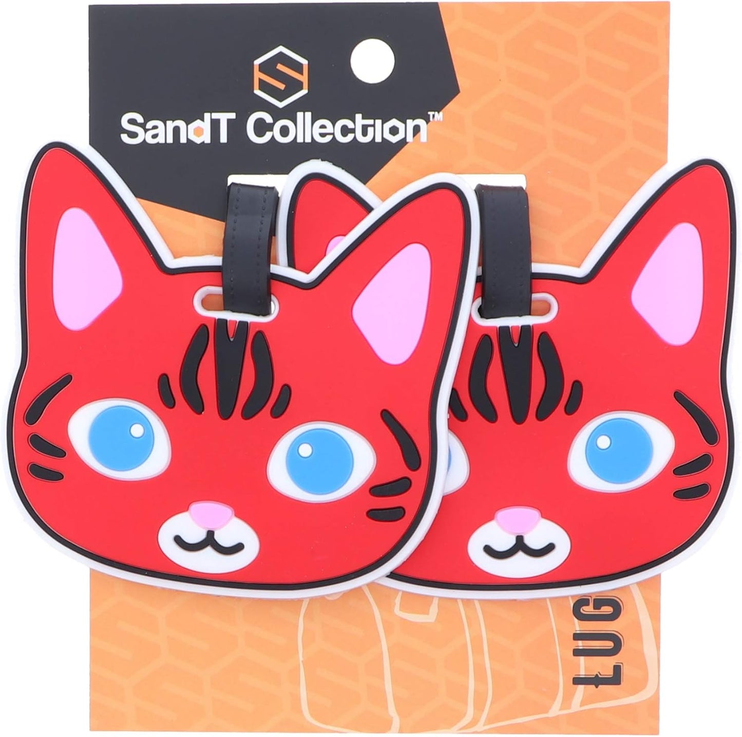 Animal Luggage Tags Cute Suitcase Labels (Set of 2)