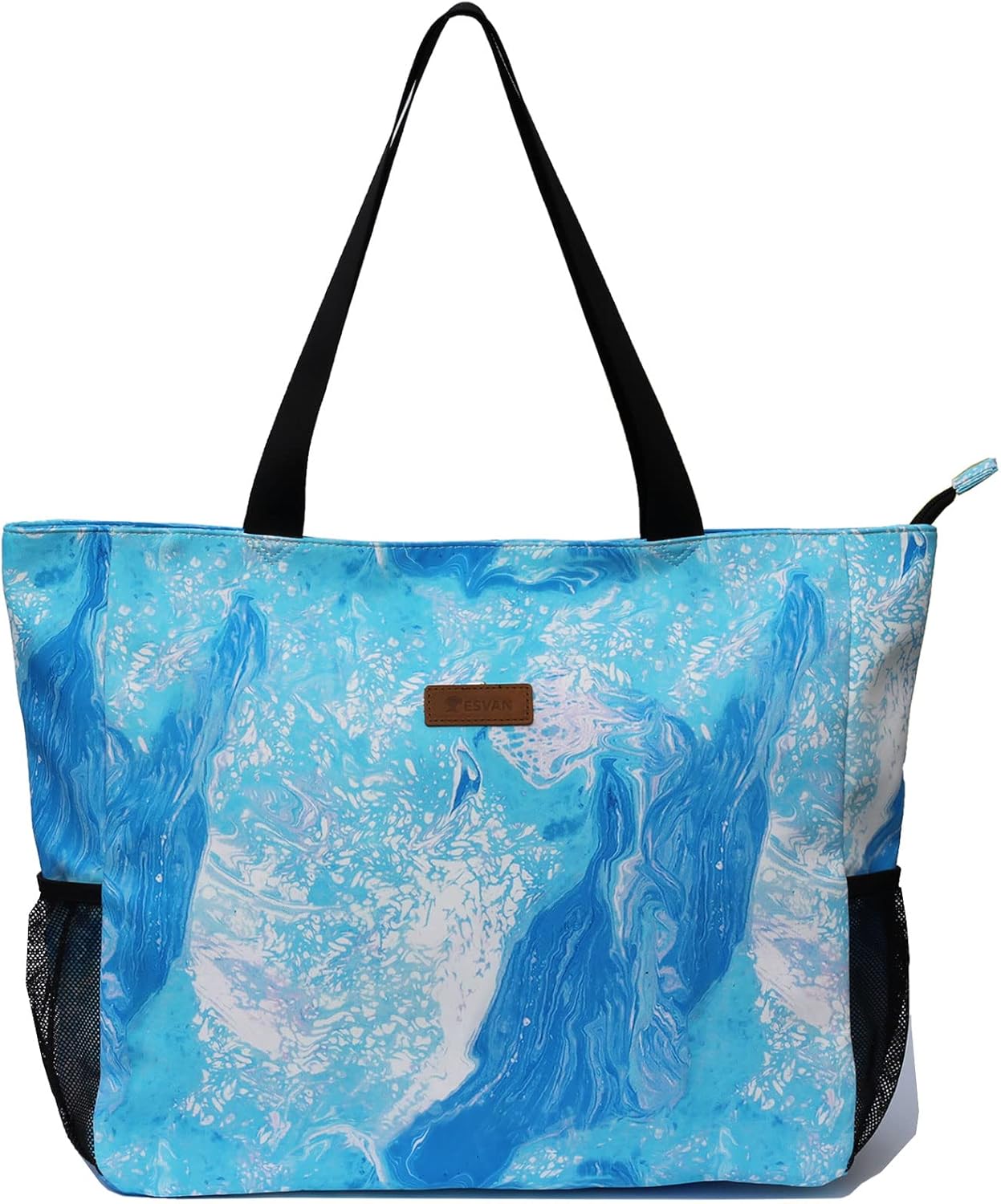 LARGE BEACH BAG Water Resistant Lightweight 20 inch Women Oversize Tote Bag for Gym Beach Travel Pool Yoga Nurse
