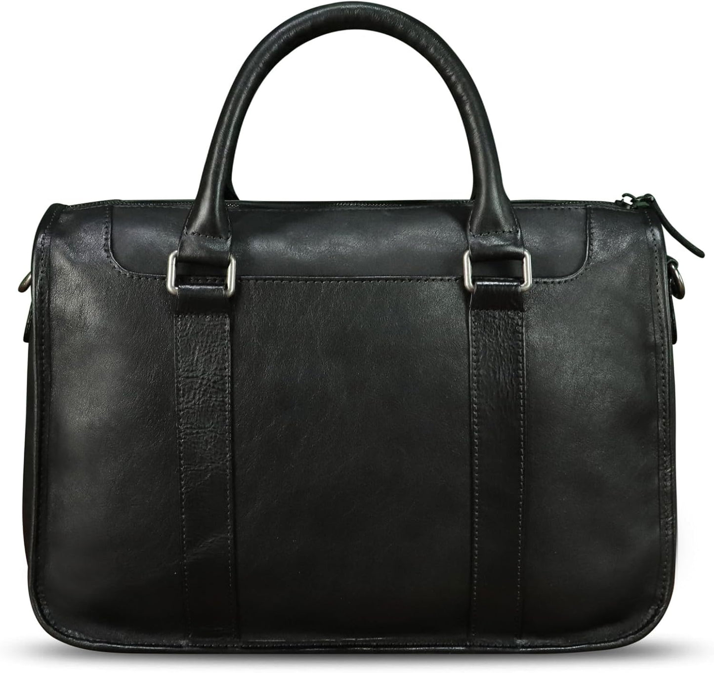 Genuine Leather Messenger Briefcase Bags for Men Vintage Real Leather Shoulder Purse Crossbody Bag Computer Laptop Bag
