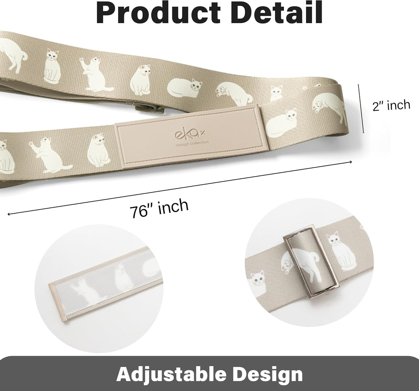 Luggage Straps for Suitcases,Adjustable Luggage Elastic Belt, Travel Essentials for