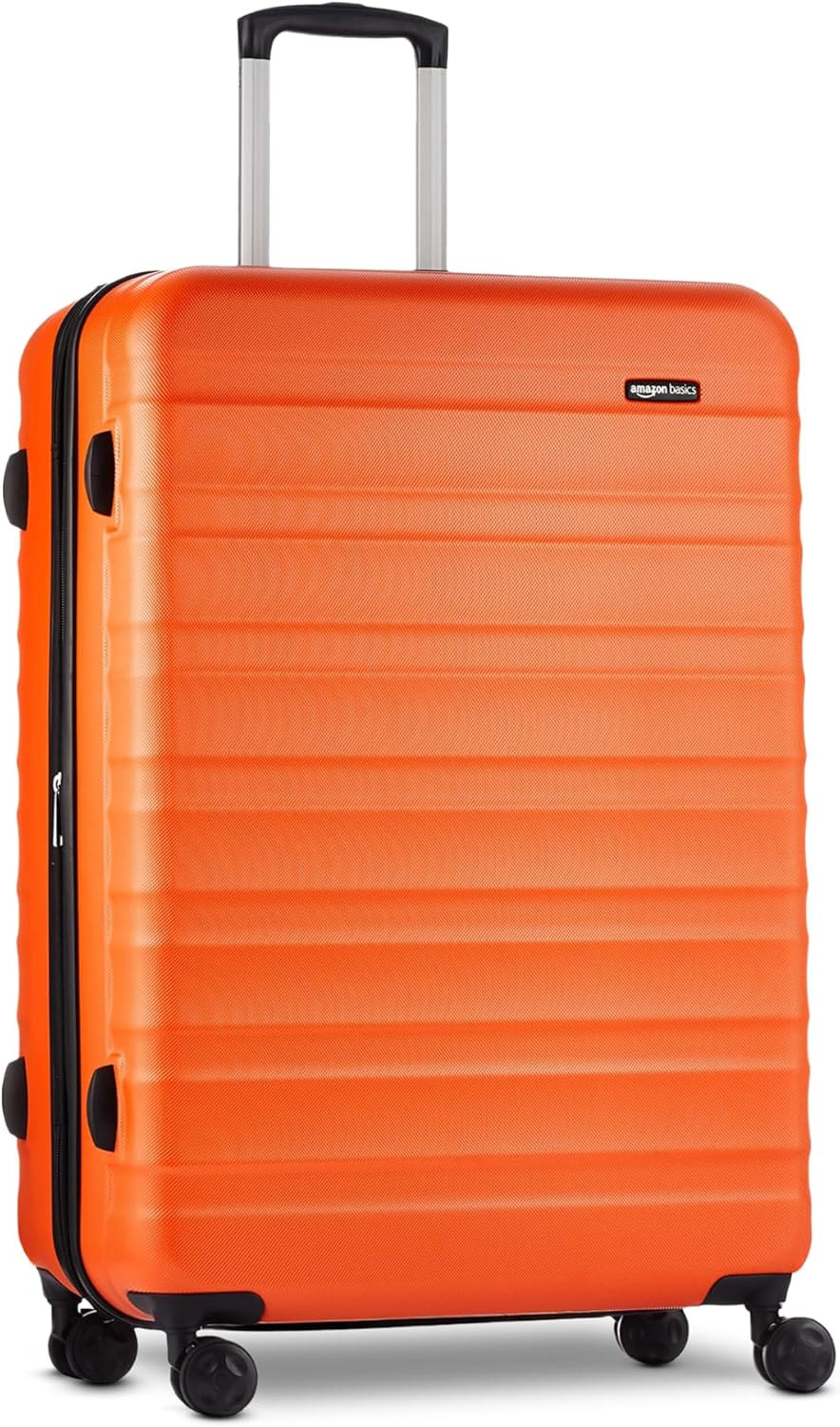 Amazon Basics 30" Hardside Large Checked Luggage, Hardshell Suitcase With Wheels, Expandable For Up