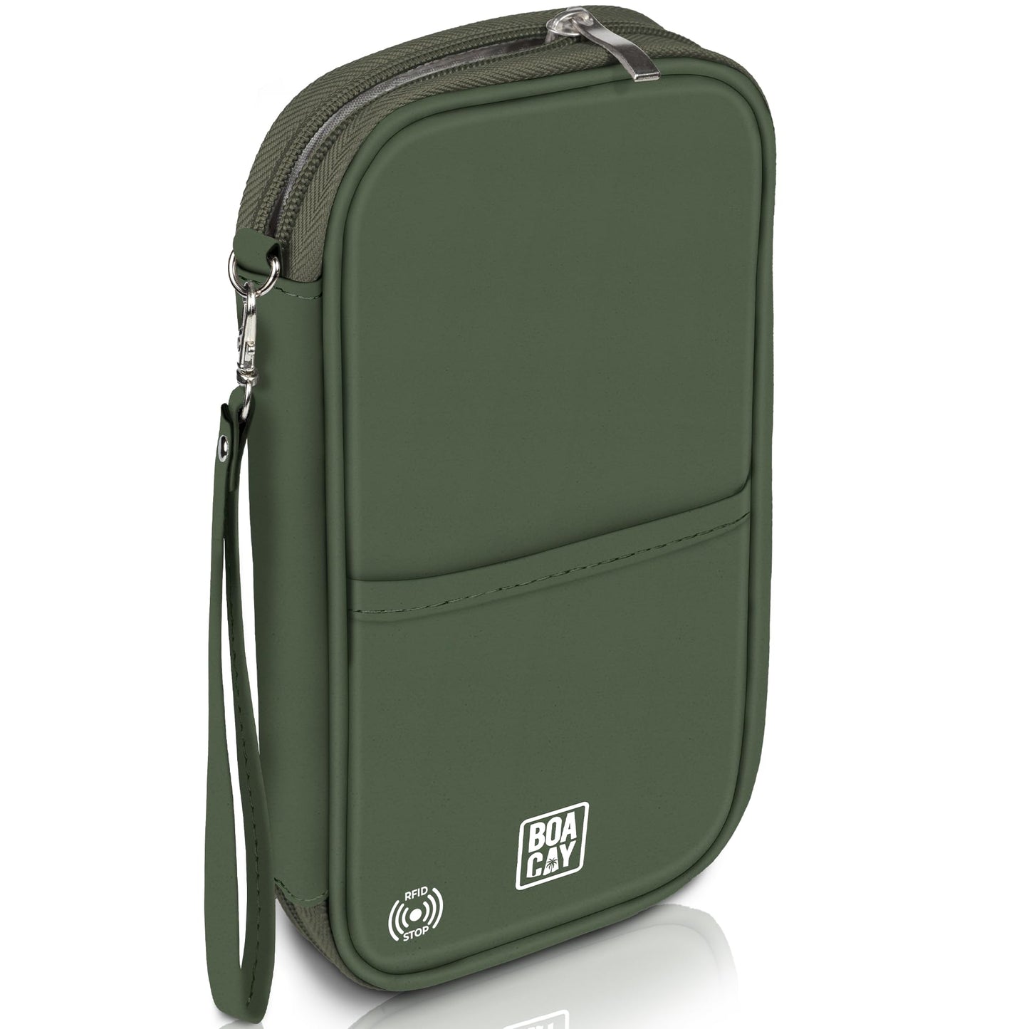 BOACAY Travel Document Organizer with RFID, Family Passport Holder, Wallet for Women & Men
