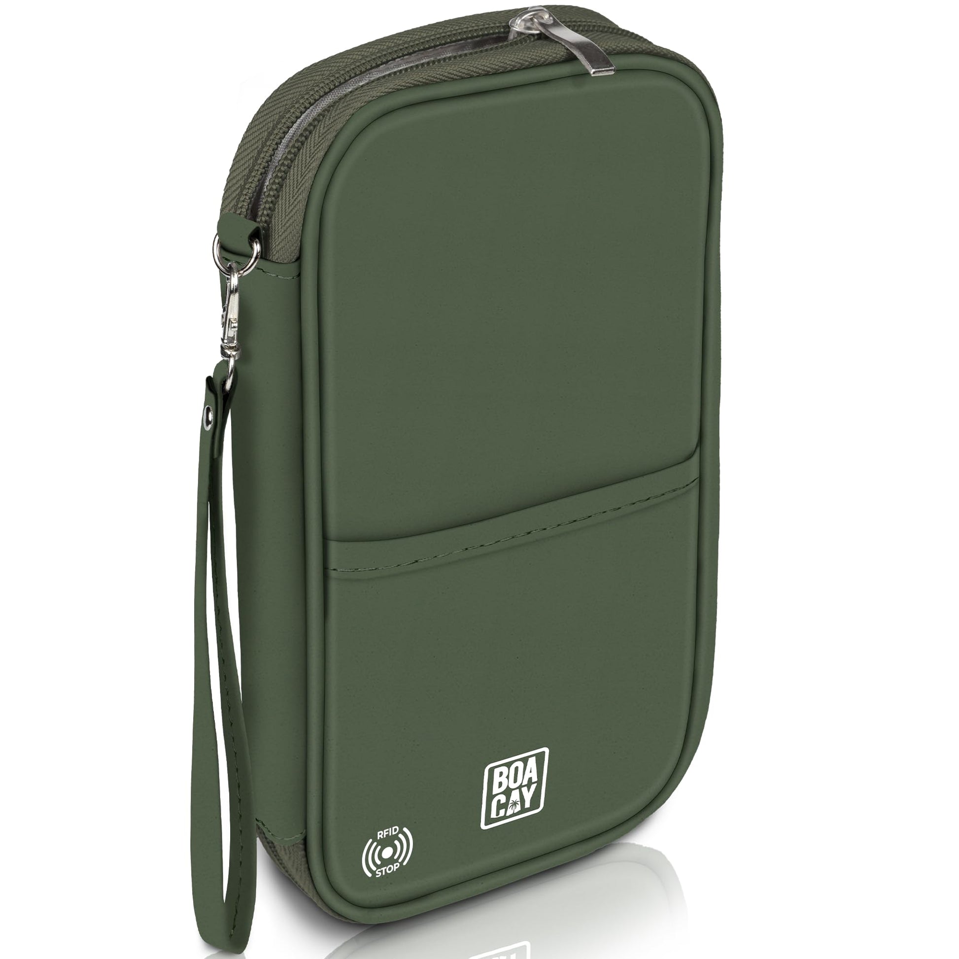 BOACAY Travel Document Organizer with RFID, Family Passport Holder, Wallet for Women & Men