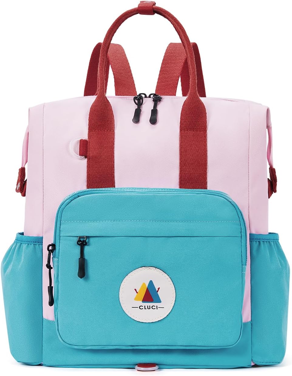 CLUCI Toddler Backpack, Multi Color, Unisex, 11 x 4.5 x 13 Inch, 1 Liter, Preschool Kindergarten
