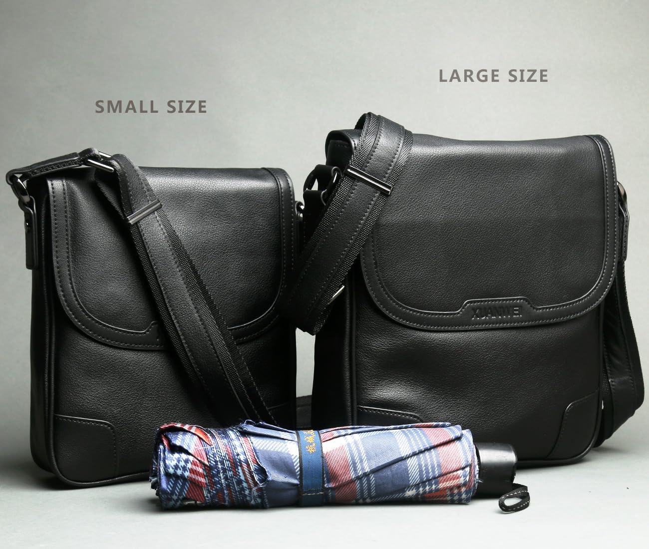 Xuanwei men's full grain cowhide messenger bag, high-end messenger bag, suitable for carrying tablets and business work