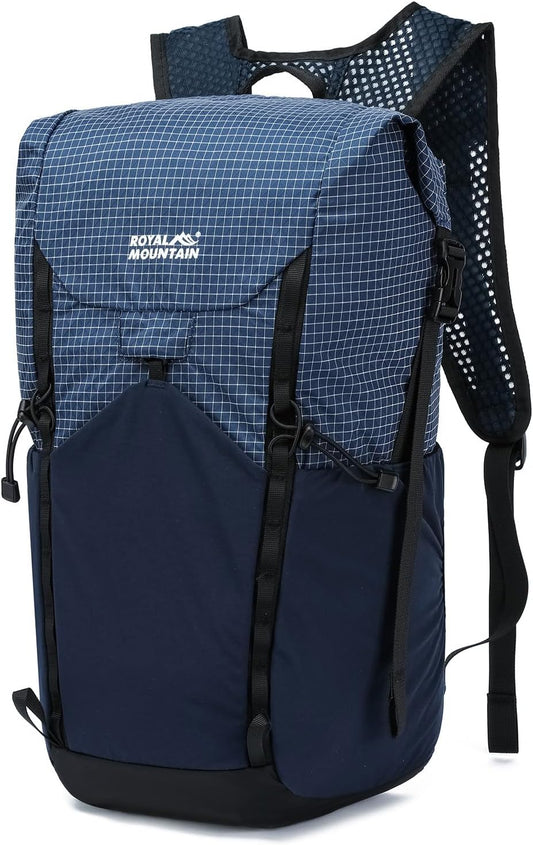 20l Hiking Backpack For Women&Men, Water Resistant Daypack Backpacks, Foldable & Packable Hiking Backpack, Lightweight Small Daypack For Travel Camping (Blue)