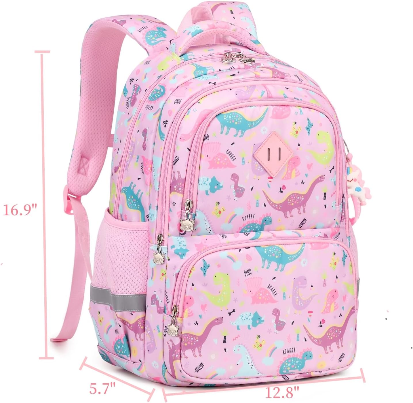 Girls backpack,Backpack for Girls,Lightweight Strawberry Print Kids Backpack Elementary Middle School Bag