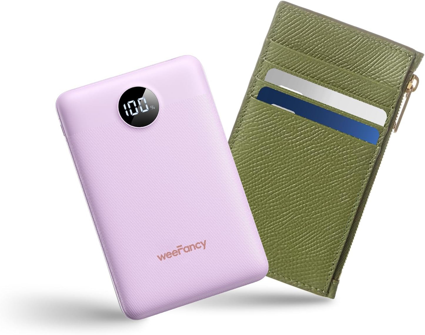 Small Portable Charger Power Bank 10,000 mAh, Upgraded Compact Battery Pack for Phone Charging, PD3.1&QC Fast Charging Mini Travel Power Bank for iPhone/Samsung/Google/Tablet/AirPod (Purple)