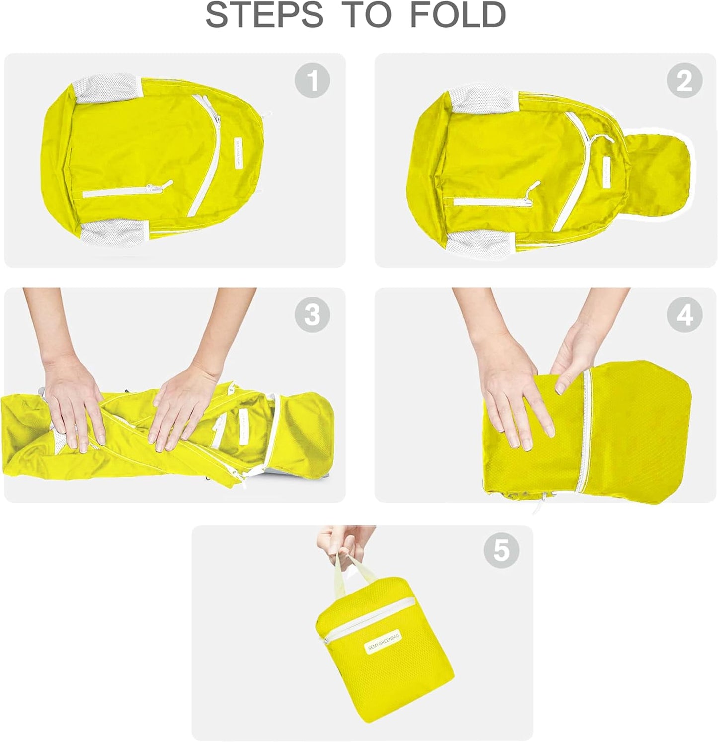 35L Foldable Waterproof Backpack For Outdoor Sports Travel Inside Wet Clothes Compartment Packable
