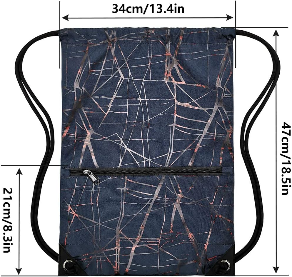 HOLYLUCK Drawstring Backpack Bag Sport Gym Sackpack