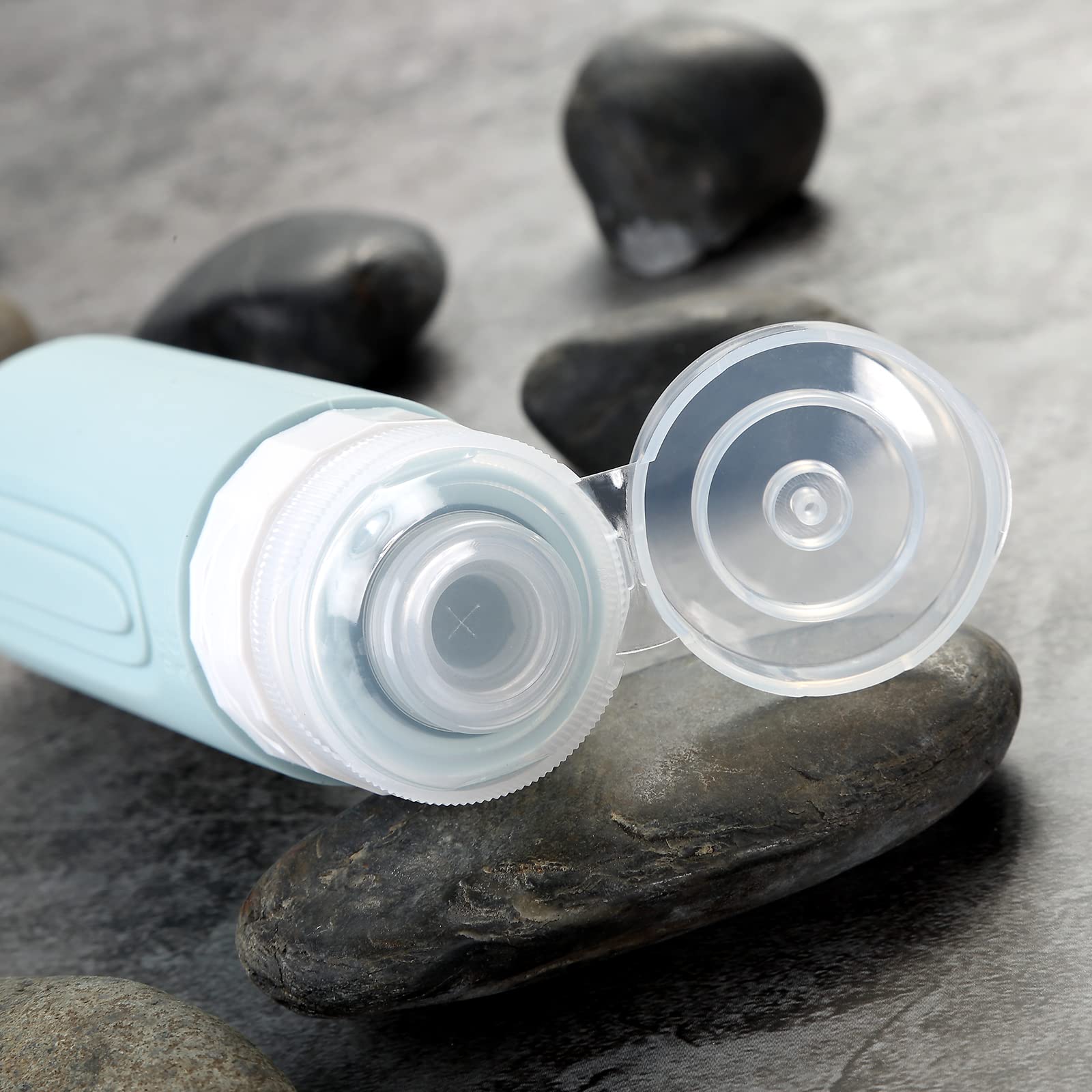 Mrsdry Travel Bottles for Toiletries, Tsa Approved 3oz Travel Size Containers BPA Free Leak Proof