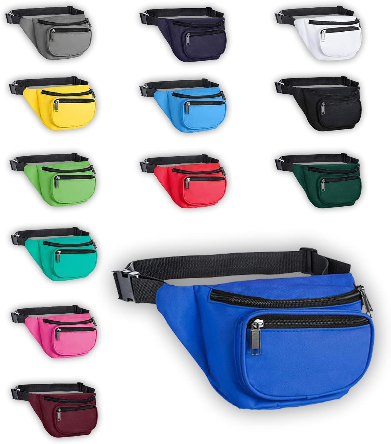 Fanny Pack, BuyAgain Quick Release Buckle Travel Sport Waist Fanny Pack Bag For Men Or Women