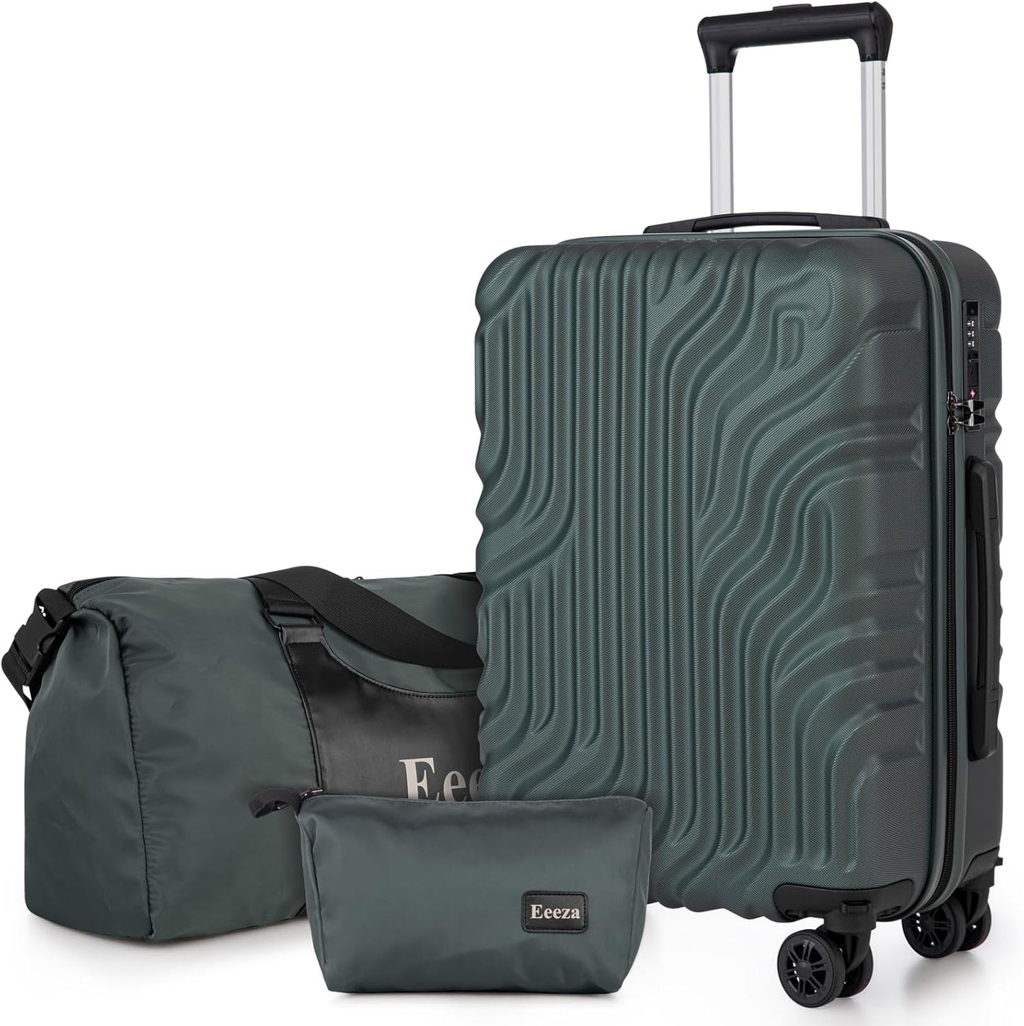 Suitcase Set 3 Piece 20-inch Carry on Luggage with Wheels ABS Hard Shell Lightweight and TSA Lock