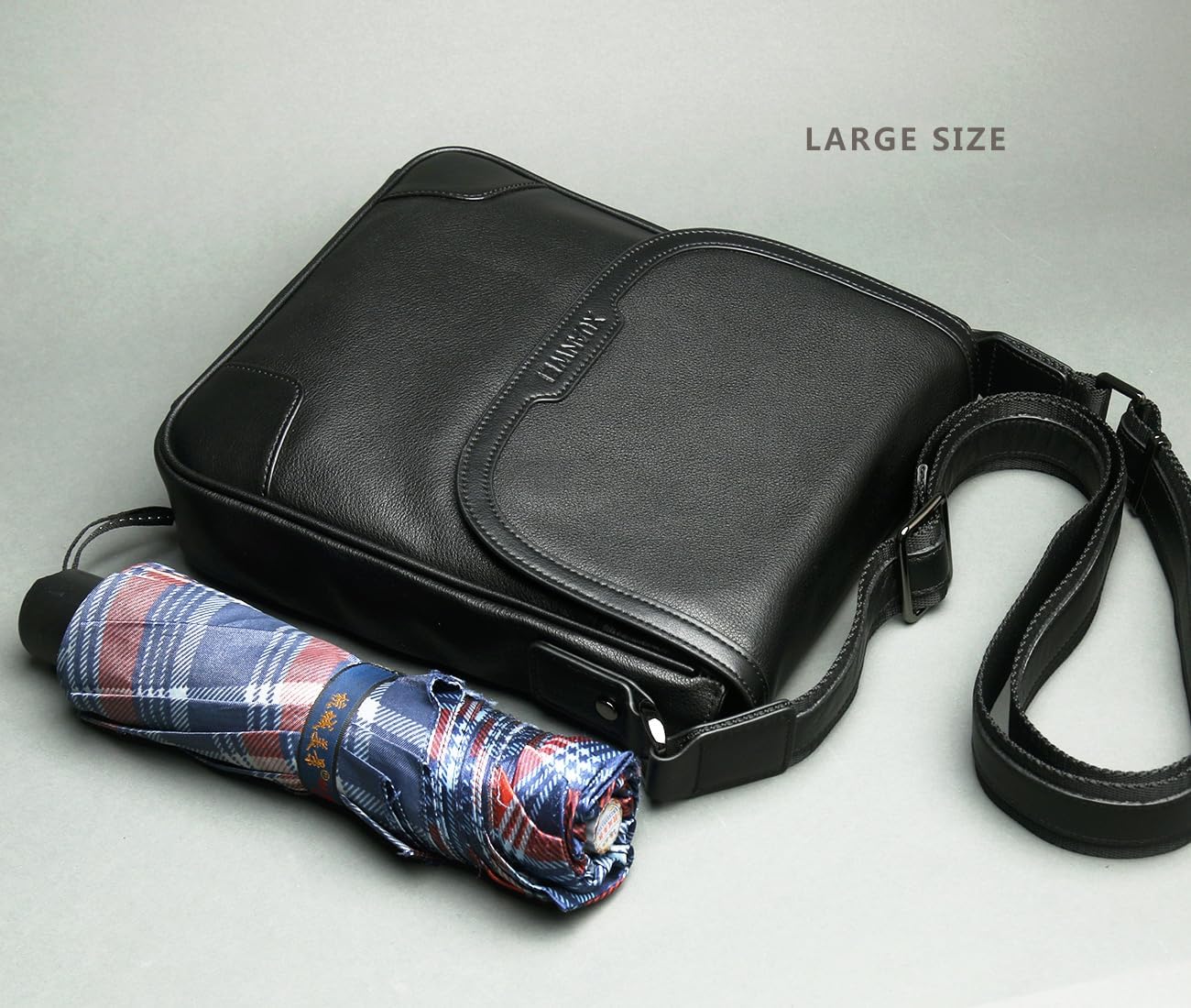 Xuanwei men's full grain cowhide messenger bag, high-end messenger bag, suitable for carrying tablets and business work
