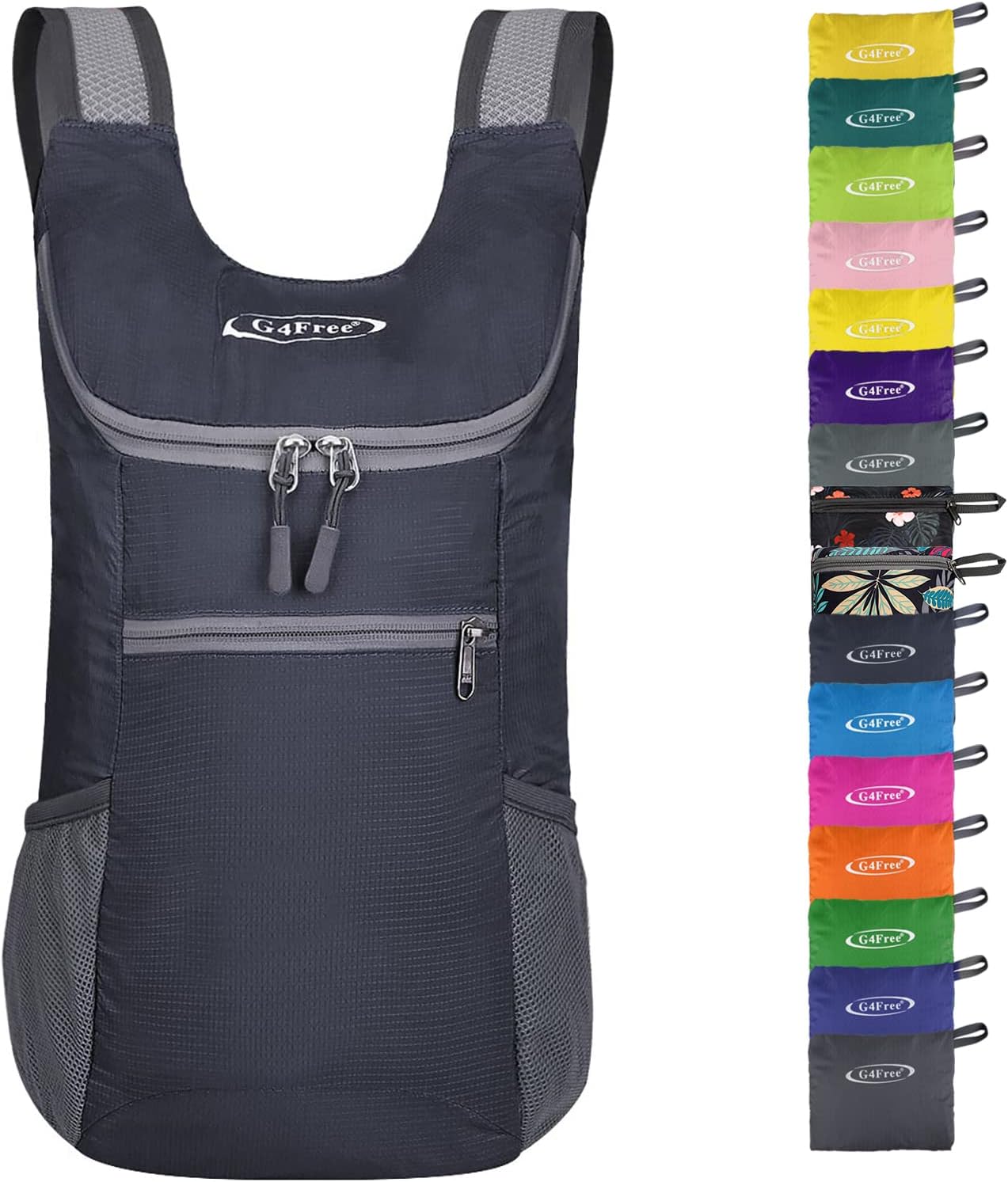 G4Free Lightweight Packable Hiking Backpack for Men Women Small Hiking Daypacks Foldable Shoulder