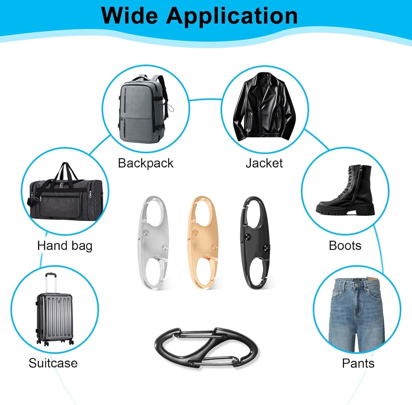29PCS Lock Combo Set, Double-Sided Spring S Anti-Theft Locks for Luggage, Backpacks, Suitcases, Clothing, Purses, Boots, Travel & Outdoor Security