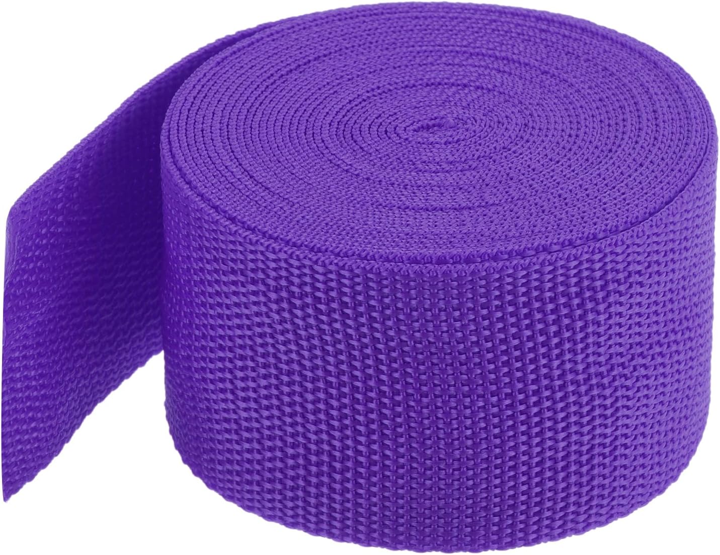 MECCANIXITY Lightweight Polypropylene Webbing Strap 2" 5 Yard Backpack Strapping Band Dark Purple for Outdoor Luggage Cargo Straps