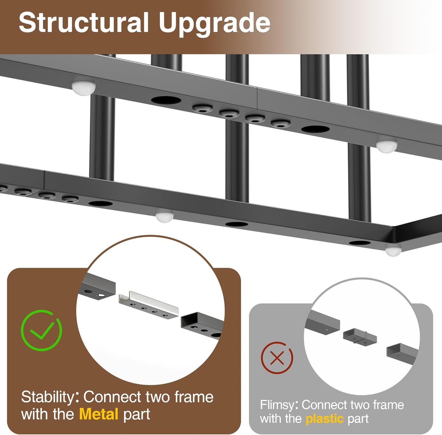 pickpiff Free Standing Shoe Racks - 19.5 Inch Black Metal Boot Rack Organizer Tall Boots for Dorm