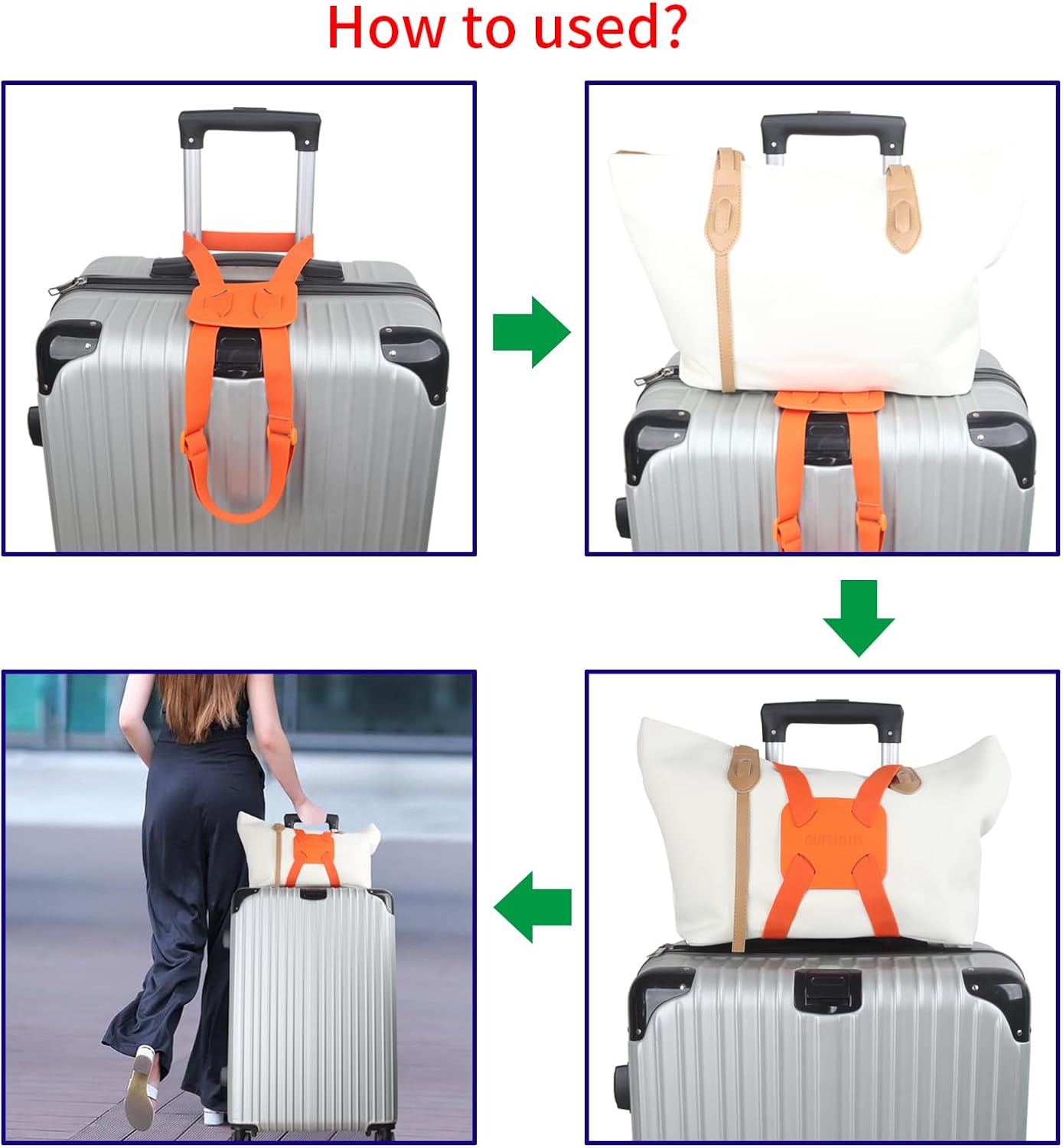 Luggage Straps，Luggage Straps for Suitcases Add a Bag Easy to Travel Belt for Luggage，Bag Bungee for Luggage，Adjustable Size Luggage Belt (Light Pink-2)