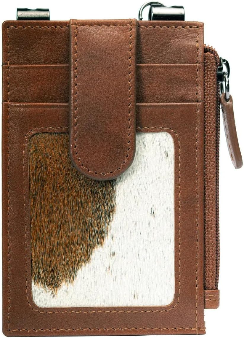 RFID Blocking Boot Wallet with Security Chain & Zipper Lock – Genuine Leather Wallets for Men