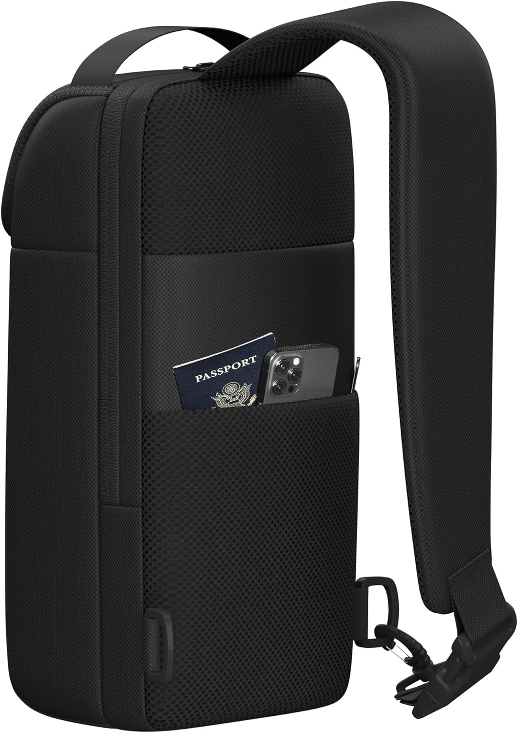 Sling Bag Crossbody Backpack Compact EDC Daypack for Men Minimalist Chest Shoulder bag 11 inch iPad Pro M4/ iPad Air M2