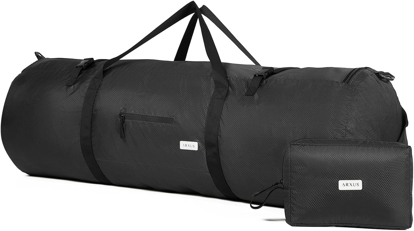 Arxus Extra Large Duffle Bag for Travel Gym 90L 50L 30L Baseball Bat Sports Duffel Bags for Men with Shoulder Strap, Tent Storage Camping