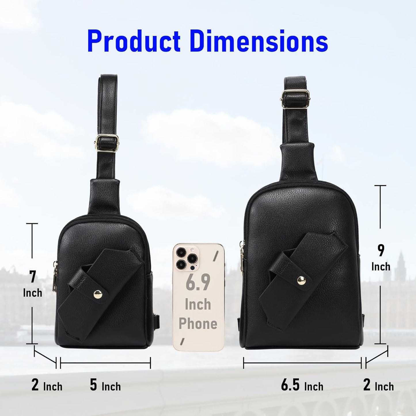 INICAT Travel Small Sling Bag Faux Leather Crossbody Bags Women Cross Body Bag Purses for Woman