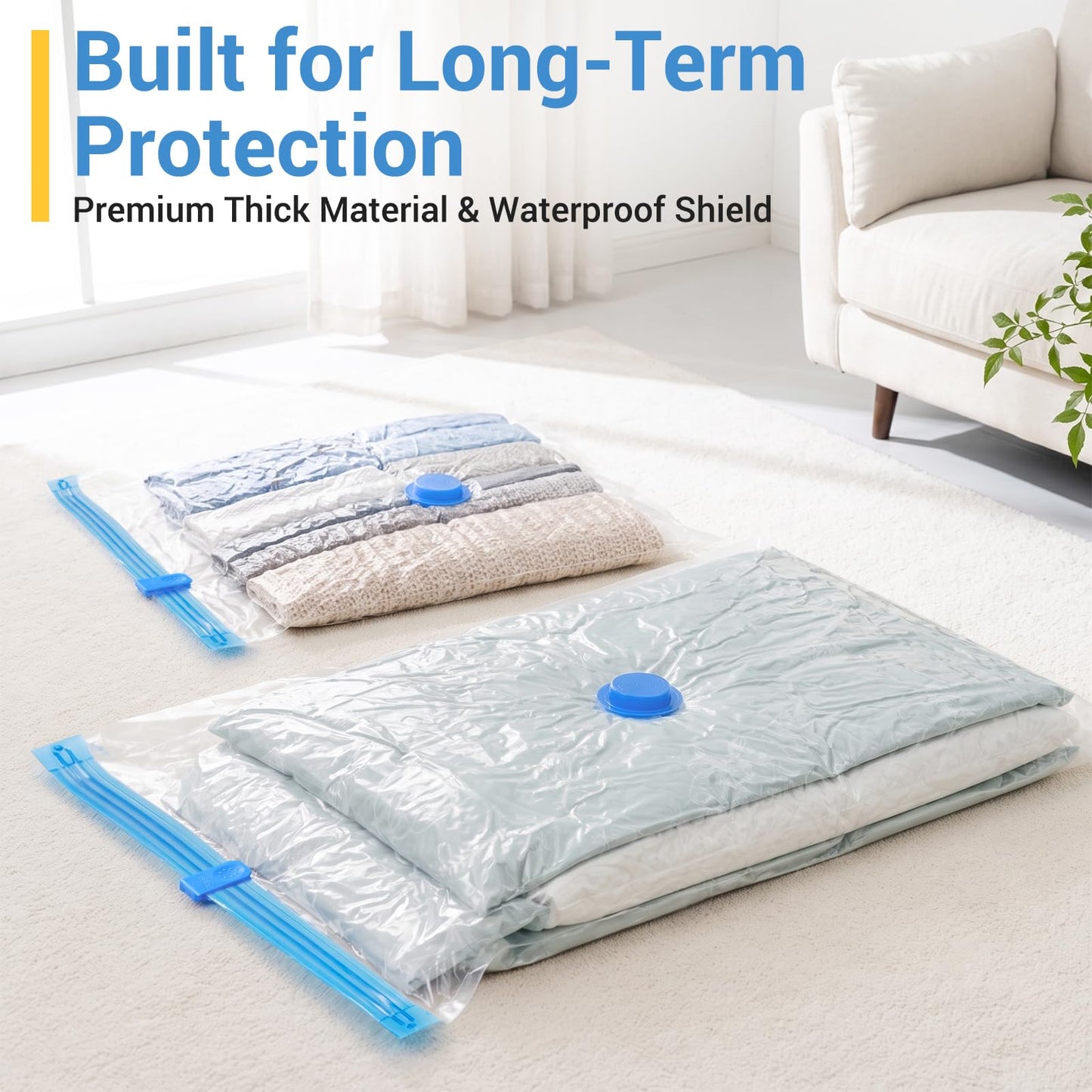 Fygrip 80% Space Saver Vacuum Storage Bags with Hand Pump, 20 Combo