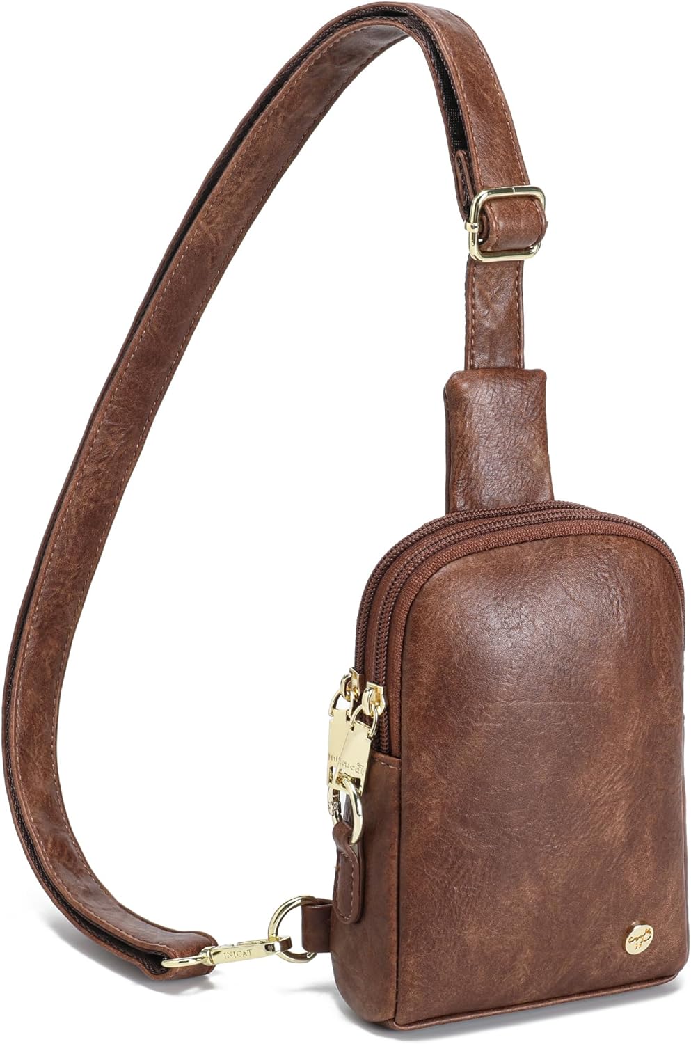 INICAT Travel Small Sling Bag Faux Leather Crossbody Bags Women Cross Body Bag Purses for Woman