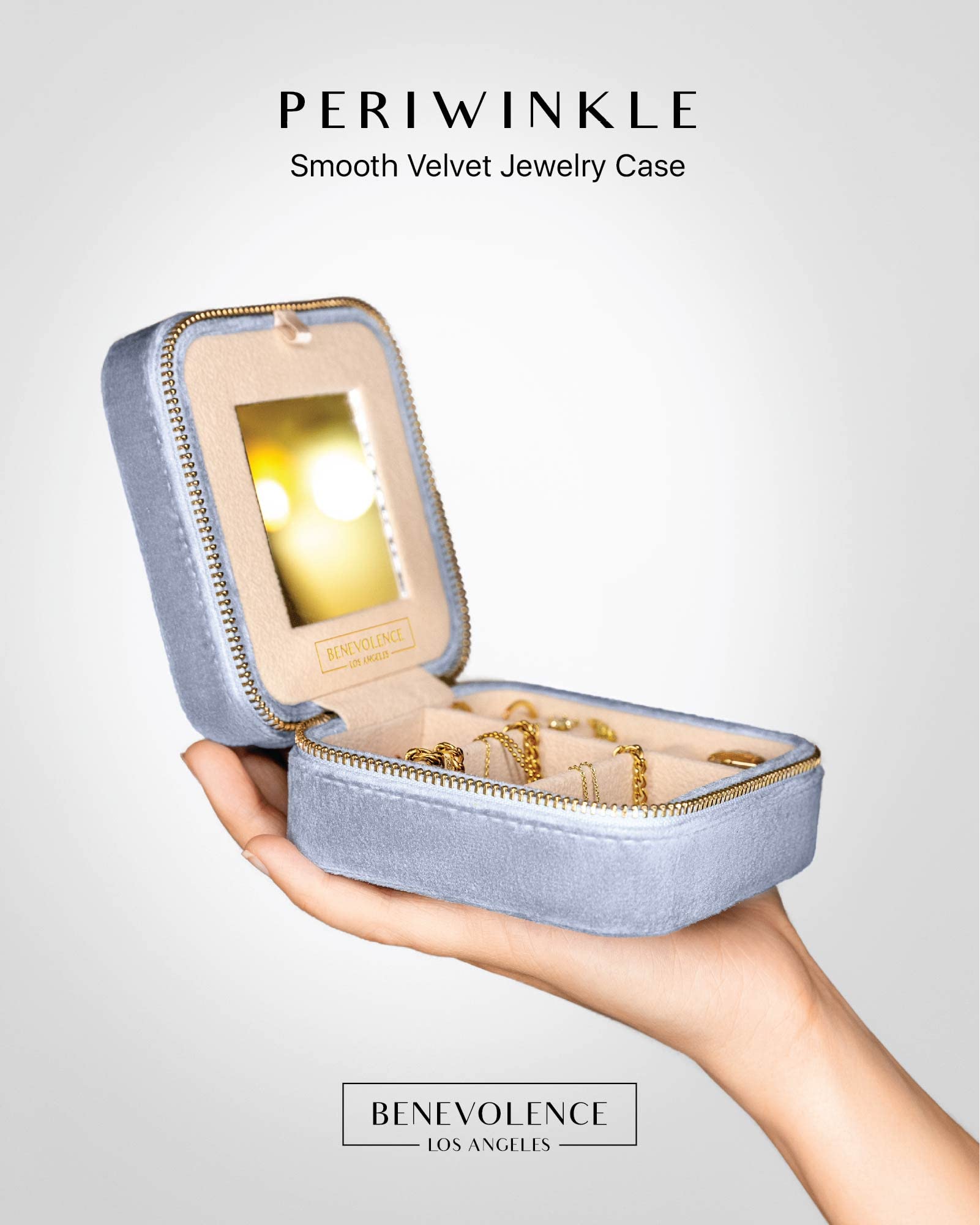 Benevolence LA Plush Velvet Travel Jewelry Box – Featured in Oprah's Favorite Things – Jewelry