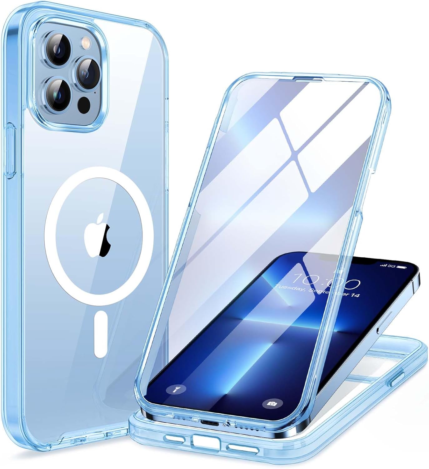Miracase Magnetic for iPhone 13 Pro Max Case 6.7 inch, (Compatible with MagSafe) Upgrade Full-Body