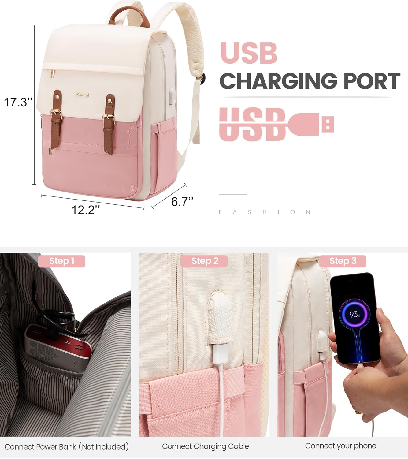 LOVEVOOK Travel Laptop Backpack Purse for Women Fashion Vintage Computer Backpack 15.6 Inch Large Teacher Nurse Backpack Casual Daypack for Business Work College