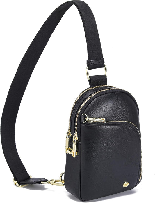 INICAT RFID Blocking Sling Bag Anti Theft Crossbody Bags for Women Travel Fanny Pack Cross Body for Woman Chest Bag