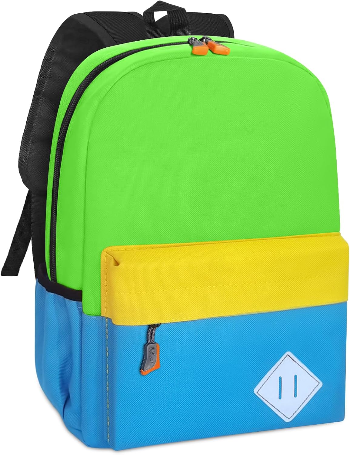 Little Kids Backpack for Girls Boys - Toddler Preschool Backpack School Bag Cute Kindergarten Backpack for Aged 3-6, Green Blue