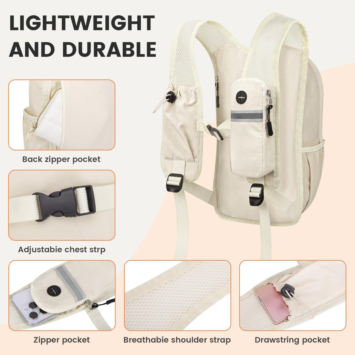 TUIKEN Small Hiking Backpack 10L- Lightweight Packable Foldable Backpack for Travel Camping Outdoor