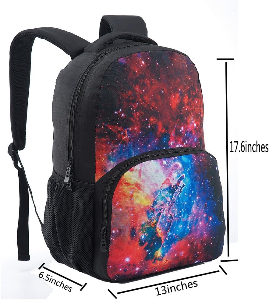 CAIWEI backpack teen, Universe Space TrendyMax Galaxy Pattern Backpack Cute for School (Starry sky 2)