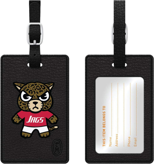 OTM Essentials University of South Alabama Faux Leather Luggage Tag, Durable Travel Accessories with Adjustable Strap and ID Card, Tokyodachi Classic